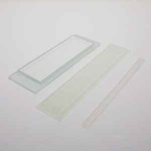 Bền dài hình chữ nhật bước phẳng rõ ràng Tempered <span class=keywords><strong>Glass</strong></span> Bảng điều chỉnh OEM nhà máy cung cấp đèn Covers & Shades - Product Image 1