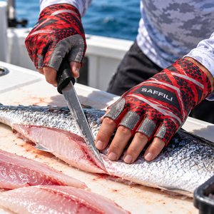 Gants de navigation et de pêche professionnels OEM |   Gants marins à haute adhérence, courts et longs, pour les doigts |   UV50+ Séchage rapide Imperméable - Product Image 4