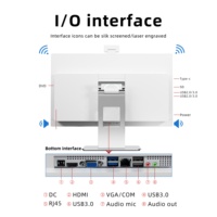 23.8 Inch All in One PC Desktop Computer Intel Core I3 I5 I7 8GB RAM 128GB SSD IPS LCD Screen Business Home Office