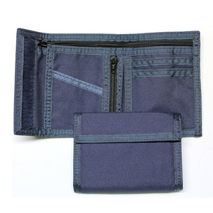 Oxford Cloth Velcro Bifold <b>Wallet</b> Men Student Mini Zipper Coin Purse Short Card <b>Holder</b> Wholesale - Product Image 1