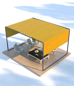 כחול בחוץ גינה חצר חצר חצר חצר חופה לשמיים מרפסת גג 10 שנים אלומיניום ידני עבור אוהל פרסום - Product Image 5