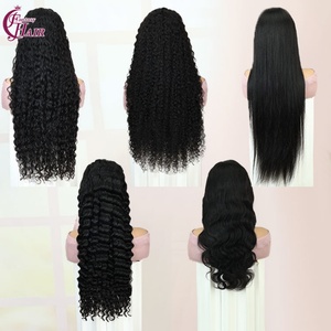 FH Factory Sale Straight <b>Wigs</b> 13x4 Lace Frontal Human Hair <b>Wigs</b> Detachable Band 180% Density Vietnamese Natural Human Hair - Product Image 2