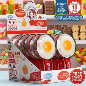Caramelos Duros <span class=keywords><strong>de</strong></span> Gelatina con Forma <span class=keywords><strong>de</strong></span> <span class=keywords><strong>Huevo</strong></span> <span class=keywords><strong>Frito</strong></span> <span class=keywords><strong>de</strong></span> Dibujos Animados al por Mayor, Juguetes <span class=keywords><strong>de</strong></span> Plástico EVA, Golosinas DIY con Efecto Salpicaduras para Niños - Product Image 3