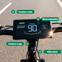 Ordenador de ciclismo con cable con LCD impermeable USB recargable Ideal para rastrear velocidad distancia viaje y tiempo de viaje en bicicleta eléctrica