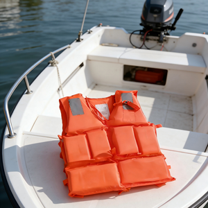 <span class=keywords><strong>Gilet</strong></span> de sauvetage professionnel pour la navigation maritime |   Veste de sécurité orange/jaune/rouge pour bateaux, yachts et activités de plage |   Logo personnalisable - Product Image 3