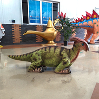 Unitree Go2 KI-gesteuerter Parasaurolophus Roboterhund mit Silikonhaut, Fernbedienung/Sprachsteuerung/App-Steuerung, interaktiv für Einkaufszentren und den Außenbereich