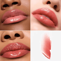 Gloss à lèvres végétalien brillant personnalisé avec logo, hydratant, effet marbré, pour marque privée