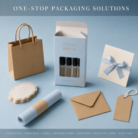 Boîte d'emballage de parfum pliable en papier couché avec fenêtre de présentation, logo en feuille d'or gaufrée, insert en velours et séparateur de taille pour plateau