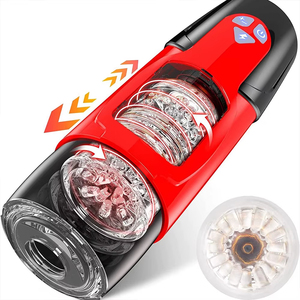 Masturbatore Maschile Automatico Telescopico Rotante Senza Mani con Finestra Visiva, Vagina Realistica, Giocattoli Sessuali per Adulti - Product Image 6