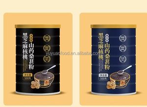 Cá nhân gói bữa ăn sáng thay thế bột mè đen óc chó Yam Dâu & bột đậu đen dán - Product Image 2