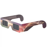Lunettes d'éclipse solaire en gros, protection UV400, certifiées ISO 12312-2, en carton, certifiées CE ISO