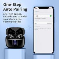 Écouteurs sans fil TWS X08 de haute qualité, Bluetooth 5.3, pour le sport et les jeux, écouteurs intra-auriculaires
