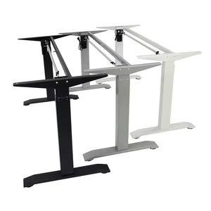 Varidesk ajustable eléctrico elevador de escritorio de pie moderno respetuoso con el medio ambiente muebles de oficina en casa Escritorio de patas de motor doble individual - Product Image 5