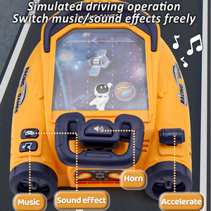 Juego de simulación de conducción de naves espaciales de combate, consola de carreras, juguetes de aventura para niños con música - Product Image 5