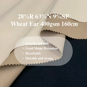 Nhà máy bán Chất lượng cao Siro NR rayon28 % nylon63 % 9% Spandex Jacquard vải 400gsm căng cho nam giới và phụ nữ thời trang 8810 - Product Image 2