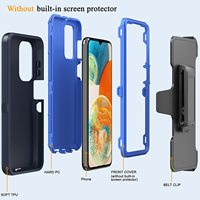 Coque de téléphone portable robuste pour Samsung Galaxy A23 5G & 4G A05S A14 A15 A35 A55 Robot Defender Couverture de téléphone
