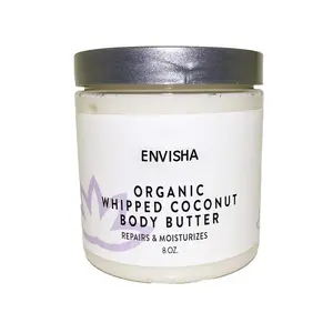 Envisha Groothandel Moristurizng Whitening Cream Citroen Bodylotion Private Label Shea Body Butter Ingeblikt