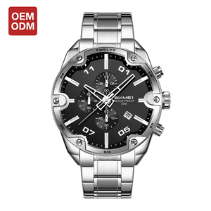 VVS Lujo Negocios <span class=keywords><strong>Reloj</strong></span> <span class=keywords><strong>Hombre</strong></span> Cuarzo Acero Inoxidable Macizo Impermeable OEM ODM Pedido Mínimo Bajo - Product Image 1