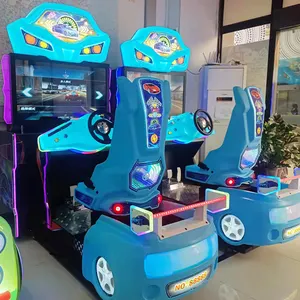 2023 sıcak satış çocuklar çocuk elektronik Arcade araba yarışı simülatörü oyun makinesi