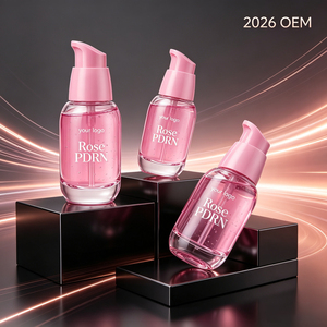 Sérum PDRN à la rose, végétalien, à base de polydesoxyribonucléotides, réparateur de la barrière cutanée, apaisant, pour le visage, OEM, marque privée, vente en gros - Product Image 1
