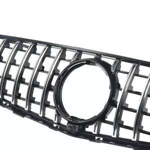 Argent W/ CAMERA GT Style Grill Grille pour MERCEDES-BENZ W253 X253 GLC 300 350 16-19 - Product Image 4
