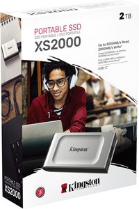 Pour <span class=keywords><strong>XS2000</strong></span> 2TB SSD portable haute performance avec interface USB-C |   USB 3.2 Gen 2x2 |   Vitesse de lecture de 2000 Mo/s |   SXS2000/2000G - Product Image 3