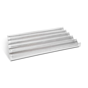 Nueva bandeja rectangular para hornear de acero inoxidable con revestimiento multicapa, apta para horno, ecológica y de construcción resistente. - Product Image 1