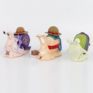 Set de 9 Figuras de Anime de PVC de 10 cm, <span class=keywords><strong>Den</strong></span> <span class=keywords><strong>Den</strong></span> <span class=keywords><strong>Mushi</strong></span>, <span class=keywords><strong>Luffy</strong></span>, Zoro, Nami, Chopper, Temática de Películas y TV - Product Image 2