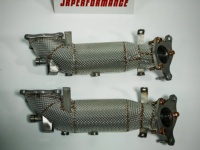 Pelindung Panas Knalpot Downpipe SR Performance Stainless Steel untuk Honda Civic Type R FK8 & FL5 17-23+ dan 23+ Integra Type S DE5 Pabrik