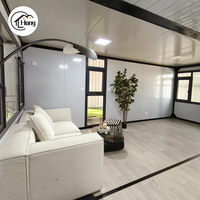 Komple Prefabrik Mobil 40Ft 20Ft Genişletilebilir Konteyner Ev Prefabrik Bungalow Ev Banyo İnşaatı Emlak