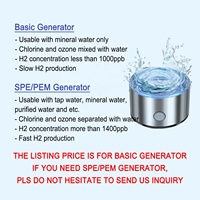Bouteille d'eau portable en acier inoxydable de 420 ml enrichie en hydrogène pour la maison, la voiture et le camping-car – Vente en gros à chaud pour les professionnels de la santé