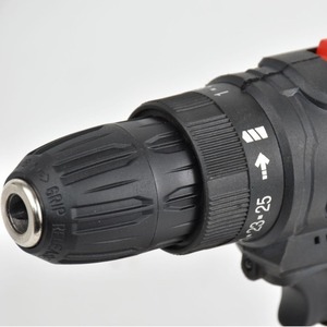 Cordless Impact Drill 20V 50Nm Max <b>Torque</b> Brushed Motor With 24 Bit <b>Set</b> And Plastic Case For Home Use - Product Image 4