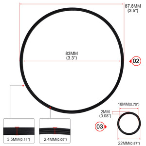 Audi Volkswagen <b>Vacuum</b> <b>Pump</b> Gasket 07K145100B 07K145100C 07K145100H Engine System Seal Replacement Part - Product Image 3