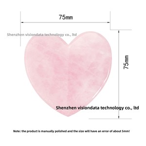 Rullo di Giada e Gua Sha in Quarzo Rosa, Massaggiatore Corpo in Cristallo con Lavorazione Personalizzata da <span class=keywords><strong>Disegni</strong></span> - Product Image 3