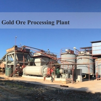 Usine de traitement de l'or CIL à taux de récupération de 95% à vendre Conception modulaire avec composants principaux Moteur Engrenage Roulement