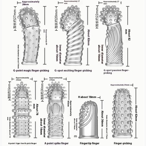 Pleasure New Adult Finger Ginger Fun Set Lesbian Lala Finger Masturbation Set <span class=keywords><strong>pour</strong></span> hommes et femmes - Product Image 1