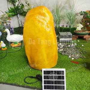 Luces Decorativas Artísticas Solares de Piedra, Lámpara de Exterior con Motivos IP65 para Escenas Nocturnas e Instalaciones de Paisajes Culturales - Product Image 2