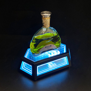 Support à vin lumineux à LED avec lumière bleu glace pour présentoir à spiritueux, utilisation pour fêtes et KTV - Product Image 3