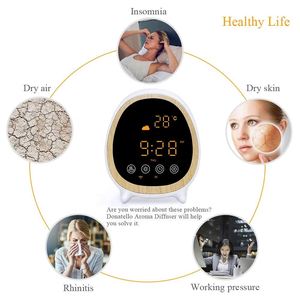 Wholesale Smart App Control <b>Ultrasonic</b> Aromatherapy Humidifier 200ml Portable Desktop Bedroom Clock Air Humidifier Home Use - Product Image 5