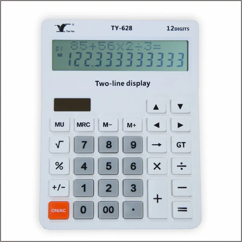 Novo Produto Calculadora De Mesa Pequena 12 Dígitos Display Solar Battery Desk Calculator