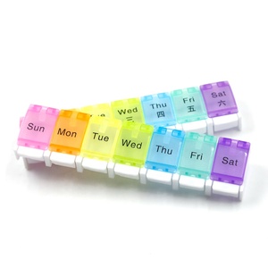 Organizador de Viaje Semanal al por Mayor, Libre de BPA, Diseño Abierto de 7 Días, Estuche de Plástico con Diseño de Teclado de Piano para Medicamentos, Almacenamiento de Pastillas - Product Image 6