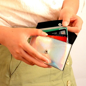 BOSHIHO Promotion Fashion PU Button Characters Women's Wallet Coin <b>Purse</b> Mini Money Bag Credit Card Holder - Product Image 5