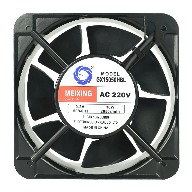 AC 110V 220V 380V 4 بوصة 6 بوصة 8 بوصة 12038 15050 17251 20060 مروحة محورية سلك نحاسي نقي مزدوج بمحمل كروي مروحة تبريد عالية