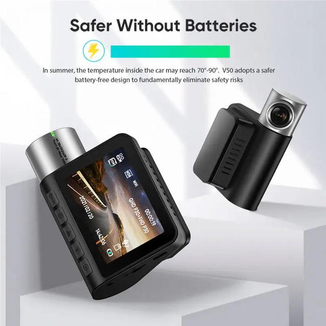 Best-rated 4K Dash Cam with WIFI Dual Recording Parking Monitor Rear Camera & Full HD Support