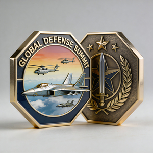 Monedas Personalizadas de Metal con Diseño de Logotipo, Impresión UV, Plateadas, 2D y 3D, de Doble Cara, para Fabricantes Mayoristas - Product Image 2