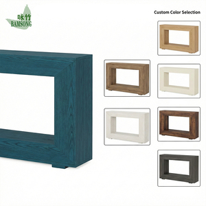 <span class=keywords><strong>Table</strong></span> <span class=keywords><strong>console</strong></span> <span class=keywords><strong>2026</strong></span> marron antique, meuble d'entrée avec étagère ouverte, personnalisable, moderne, pour villa, écologique, vente en gros, salon - Product Image 3