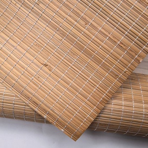 Rouleau de papier peint en fibre de bambou tissé à la main MYWIND, revêtement mural à texture de grille tissée naturelle pour l'intérieur et les meubles - Product Image 6