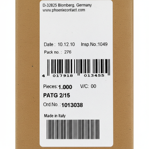 สายการติดต่อ2/15 1013038 1000ชิ้นระบบอัตโนมัติทางอุตสาหกรรมใหม่ของแท้ - Product Image 1