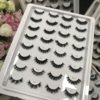 Cils Naturels En Gros Bande Complète Cils De Vison 20mm pour D pour Vegan Sans Cruauté À La Main 0.07MM D'épaisseur Russe