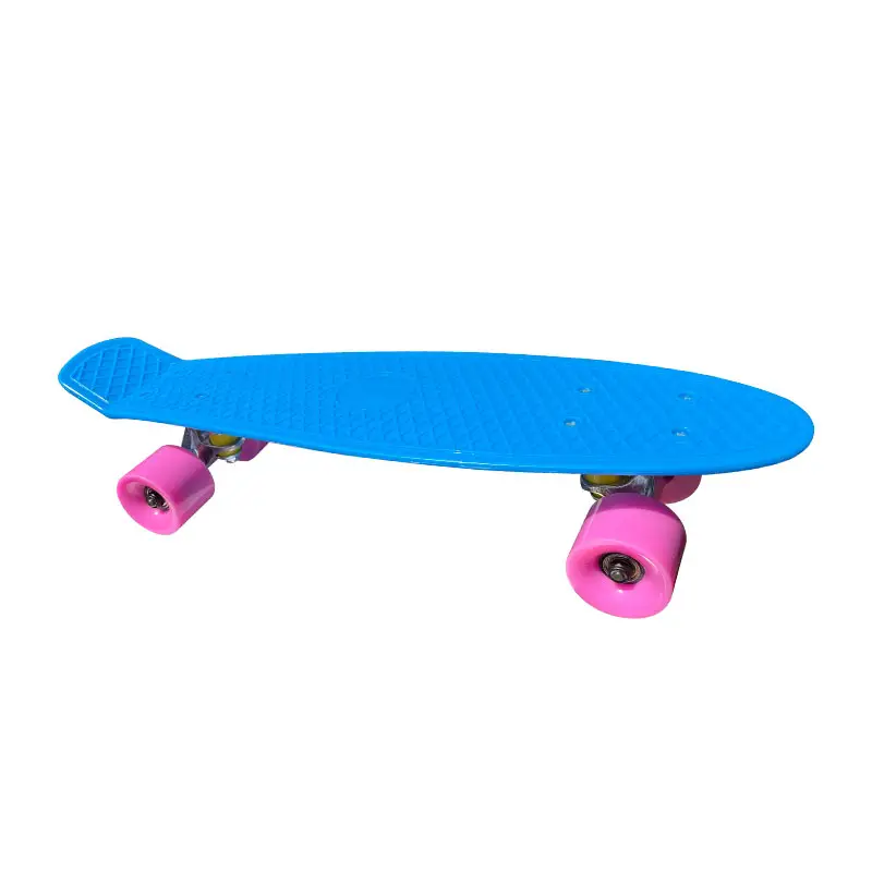 Skateboard in plastica 22x6 pollici all'ingrosso con buona qualità per tavola da pesca Cruiser disponibile